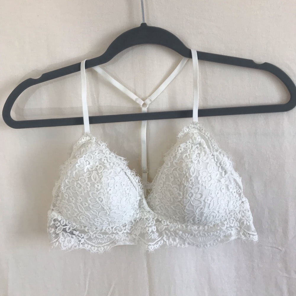 white aerie bralette